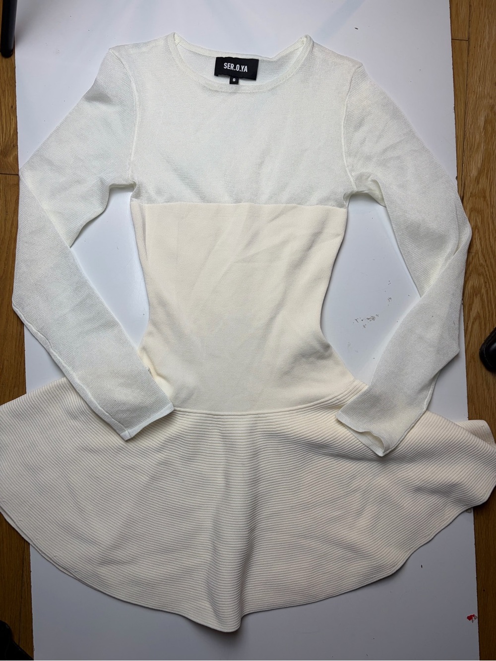 SER.O.YA fit and flare a line mini dress sz S